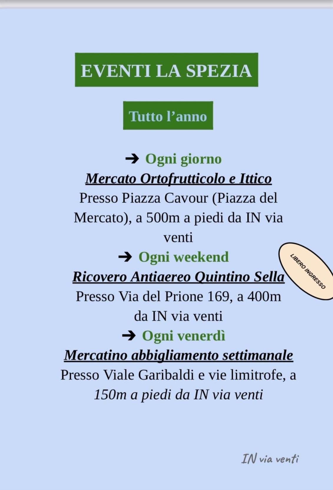 Appartamento IN via venti La Spezia Esterno foto
